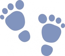 H_foot_print clip art