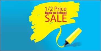 Business - Half-price sale of vector material 