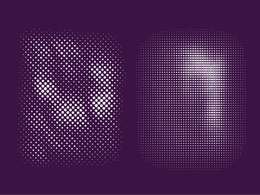 Halftone Vector Textures