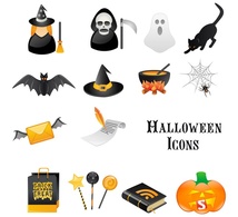 Cartoon - Halloween Icons 