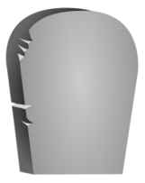 Halloween Rounded Tombstone