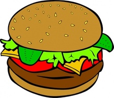 Hamburger clip art 