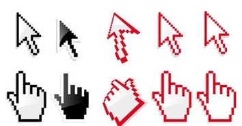 Human - Hand and arrow cursor 