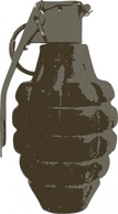 Human - Hand Grenade clip art 