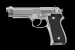 Handgun Vector Image 