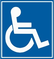 Handicap Sign clip art