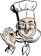 Human - Happy Chef clip art 