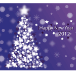 Happy New Year Vector Background 