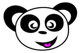 Happy Panda Face 