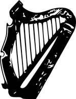 Harp clip art Preview