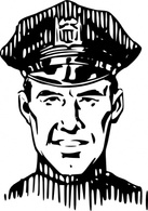 Head People Man Police Person Human Hat Cap Lineart Policeman Preview