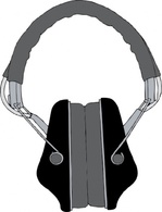 Music - Headphones clip art 