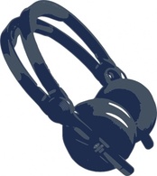 Music - Headphones clip art 