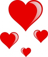 Heart Cluster clip art Preview