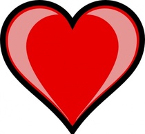 Heart Highlight clip art