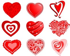 Objects - Heart vector 19 