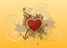 Heart Vector Card