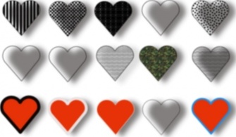 Objects - Hearts clip art 