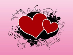 Hearts Tattoo Vector