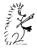 Hedgehog Cartoon Profile 2 