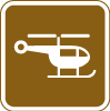 Helicopter Tourist Sign 