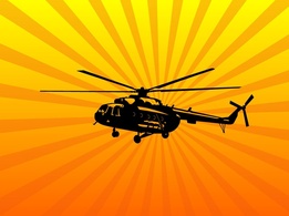 Military - Helicopter Vector Art 