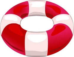 Help Save Life Float clip art 