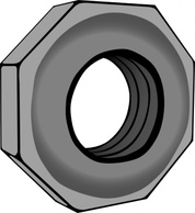 Hex Nut clip art 