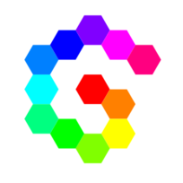 Hexagon Spiral Rainbow