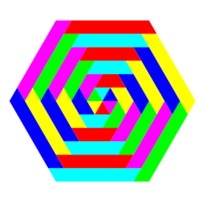 Hexagon Trapezoid Colors