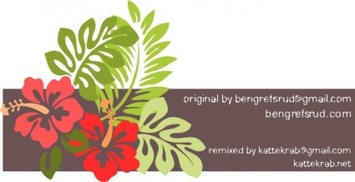 Hibiscus Remixed clip art Preview