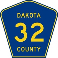 Highway Sign Dakota County Route 32 clip art Preview
