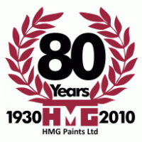 Industry - HMG Paints 80th Anniversary Logo 