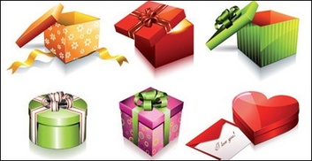Holiday & Seasonal - Holiday gift icon vector 