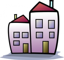 Homes Clipart clip art