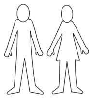 Human - Homme et femme / Man and woman 