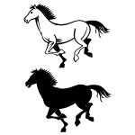 Horses Vector 