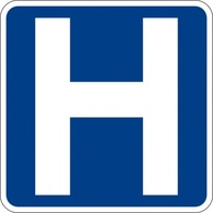 Signs & Symbols - Hospital Sign clip art 