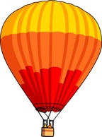 Objects - Hot Air Balloon clip art 