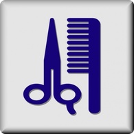 Hotel Icon Barber Or Hair Dresser clip art Preview