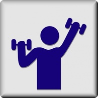 Icons - Hotel Icon Gym clip art 