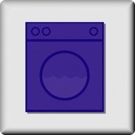 Icons - Hotel Icon Laundromat clip art 