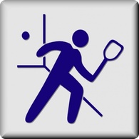 Hotel Icon Racquetball clip art