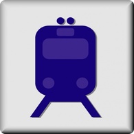 Transportation - Hotel Icon Rail Transport clip art 