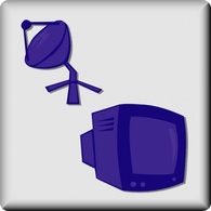 Icons - Hotel Icon Satellite Tv clip art 