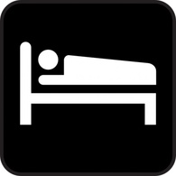 Hotel Motel Sleeping Accomodation clip art