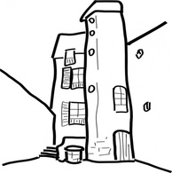 Buildings - House clip art 