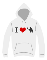 Sports - I love baseball hoodie 