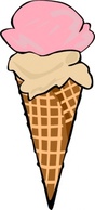 Business - Ice Cream Cones Ff Menu clip art 