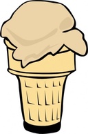 Business - Ice Cream Cones Ff Menu clip art 